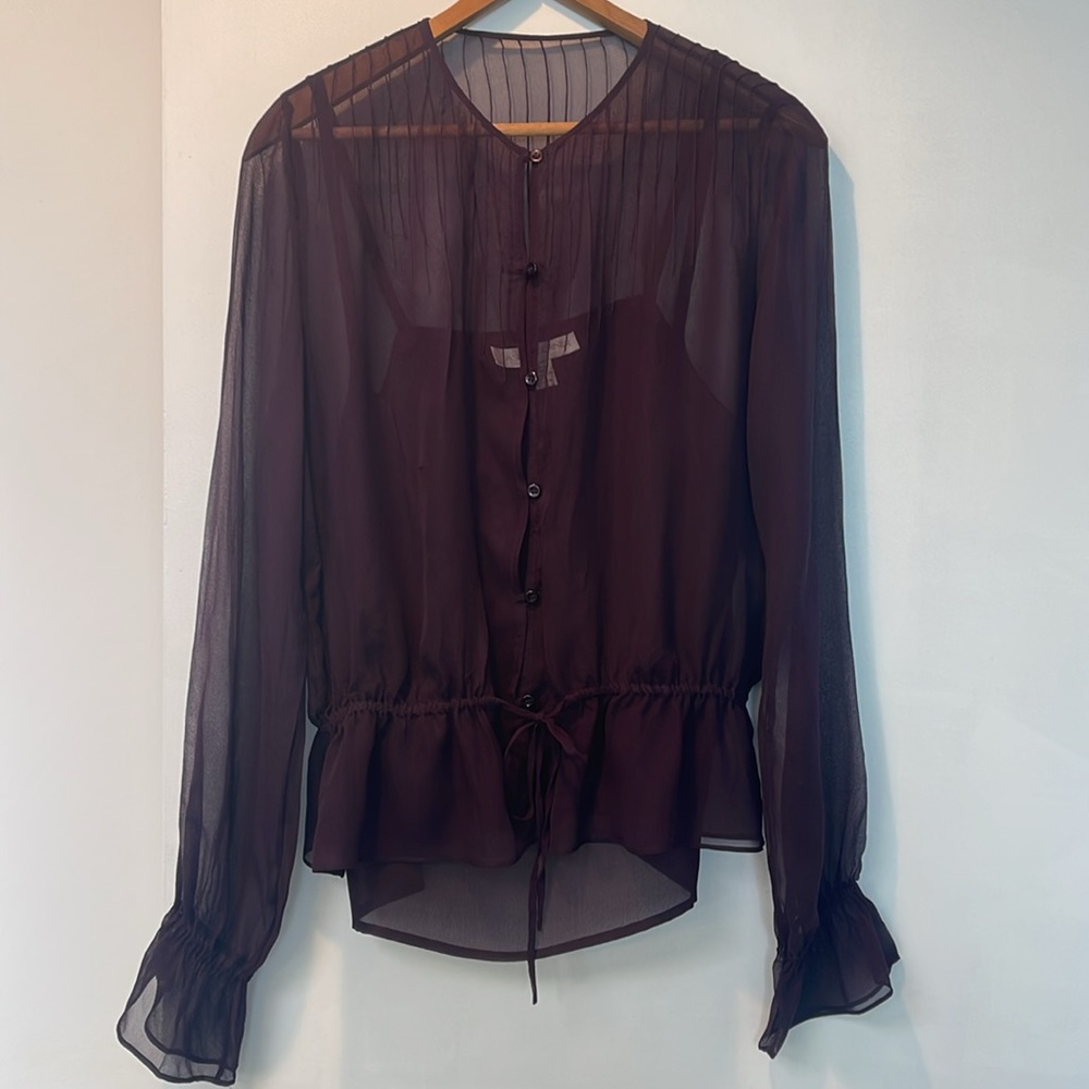 Casual Corner Blouse with Camisole